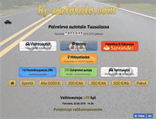 Tablet Screenshot of hj-autotalo.com